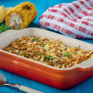 Creamy Cajun Bake With Lobster & Seafood