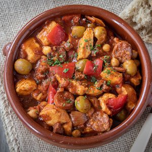 catalan style chicken stew
