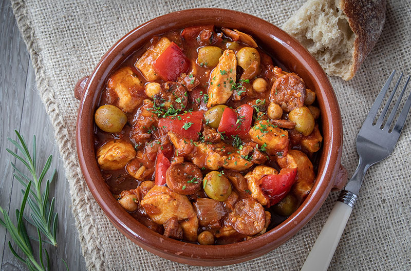 catalan style chicken stew