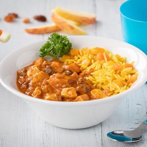 kids fruity chicken curry
