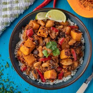 Black Bean & Butternut Squash Quinoa Chilli