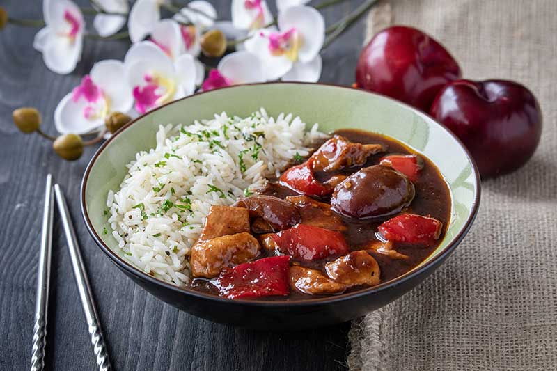 sweet chilli chicken in sticky plum sauce sweet chilli chicken in sticky plum sauce